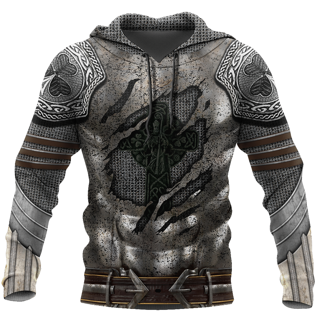 Irish Armor Knight Warrior Chainmail 3D All Over Printed Shirts For Men And Women Am050302