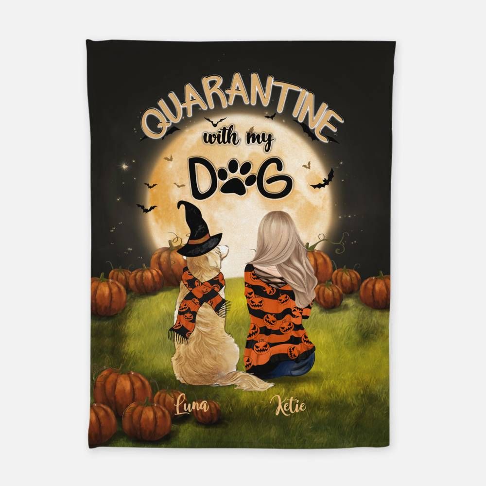 323Ddtdog-Girl And Dogs – Halloween – Quarantine With My Dog