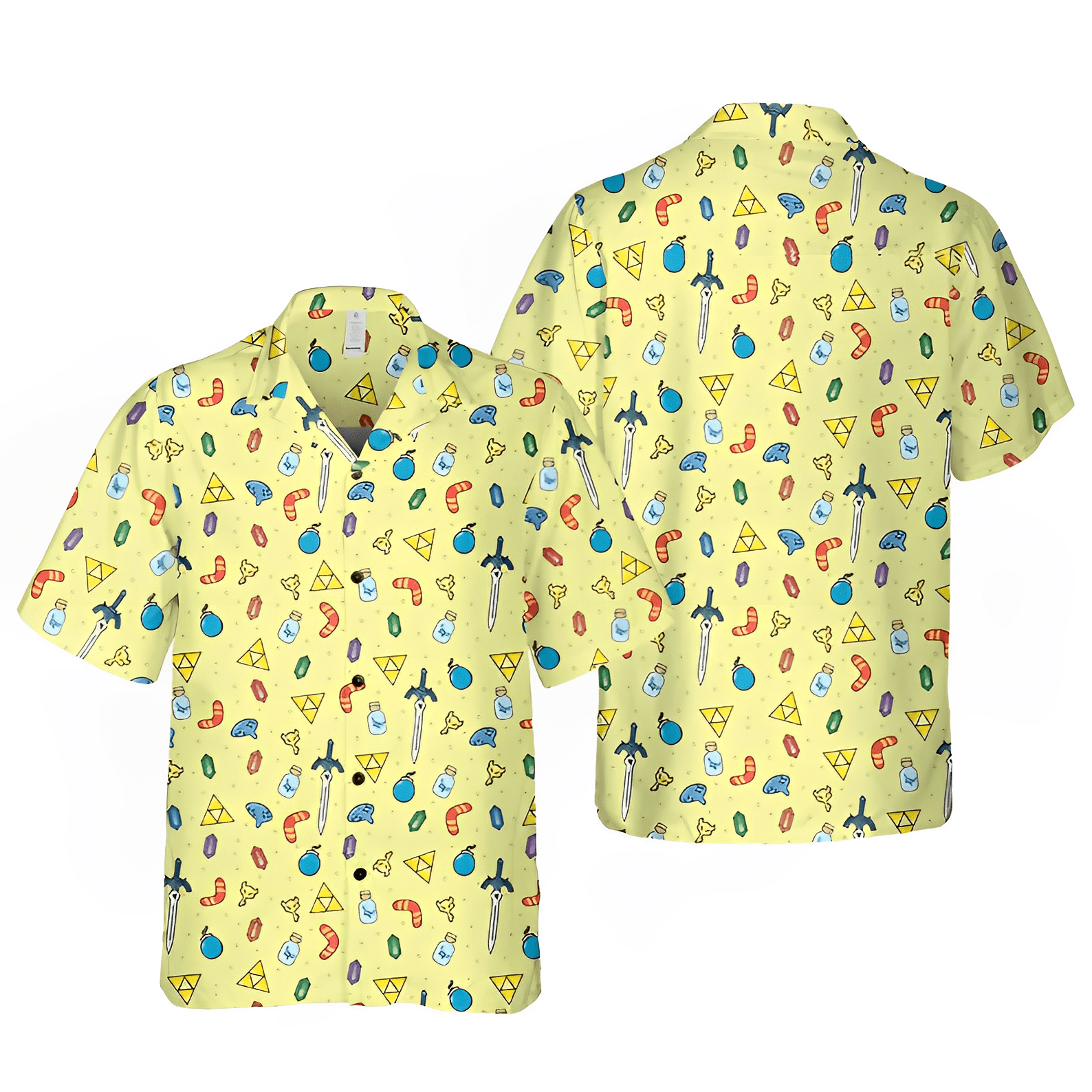 The Legend Of Zelda Items Tropical Hawaii Beach Shirt S050704