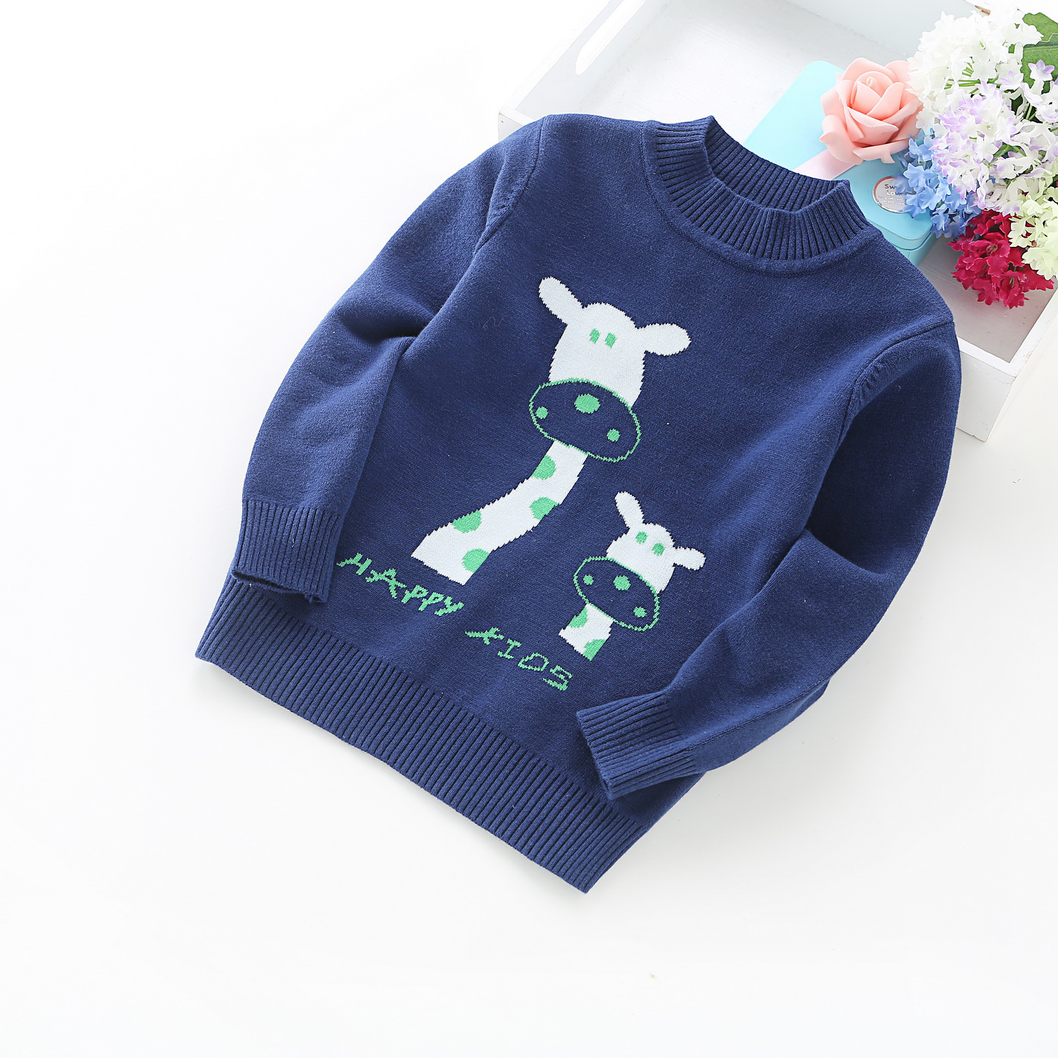 2020 New winter children’s clothing boys and girls cotton cartoon sweaters 2-6 years baby sweater 8517 alx