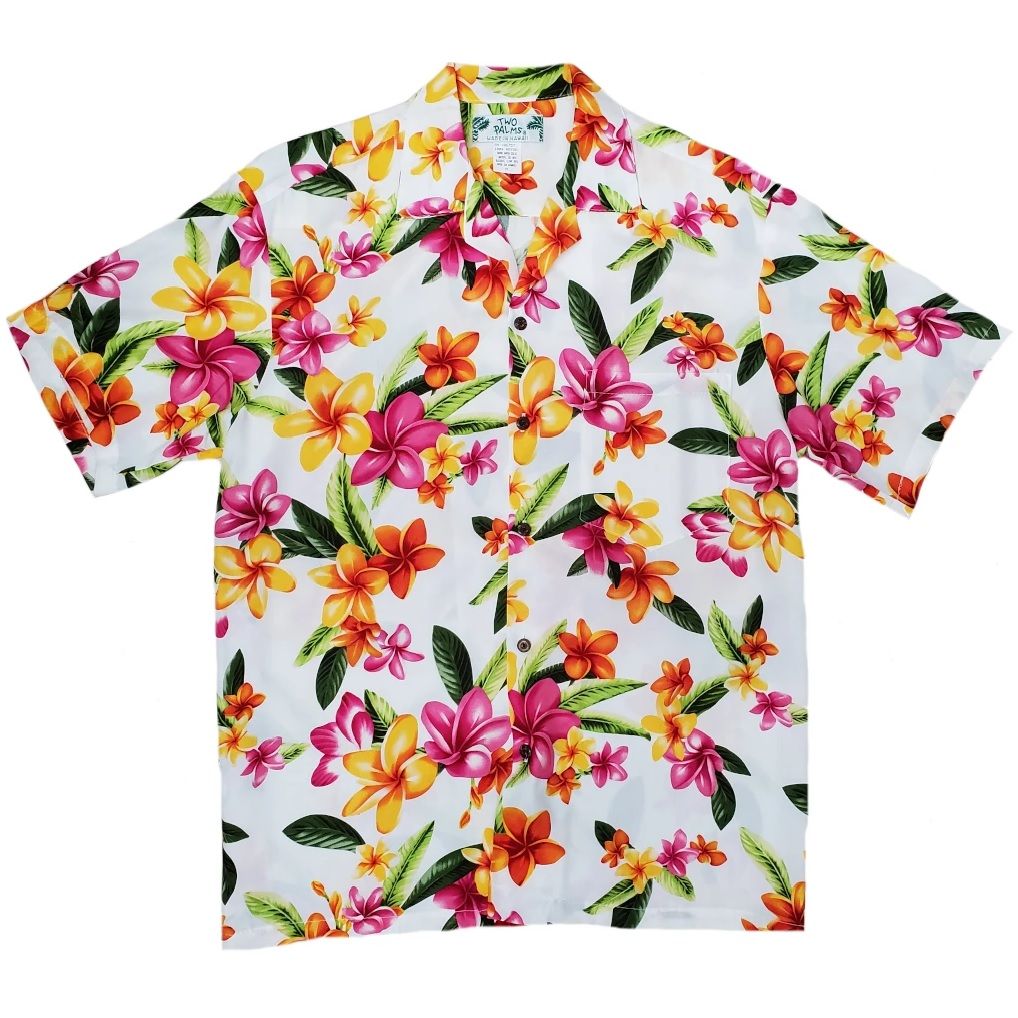 Happy Plumeria White High Quality Hawaii Shirt Ha5486