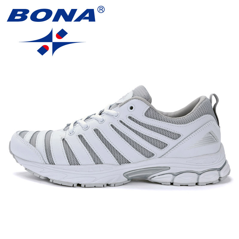 BONA New Bassics Style Men Running Shoes Outdoor Walking Jogging Sneakers Lace Up Athletic Shoes Comfortable sport Shoes For Men alx