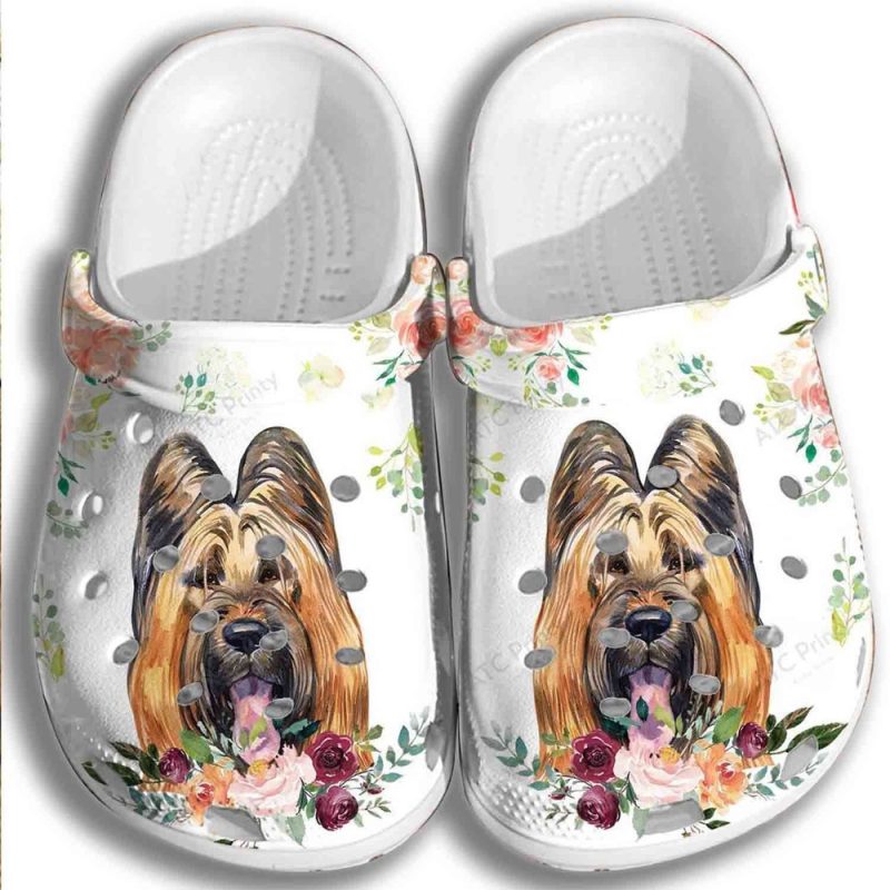 Funny Dog Pubby Flower Gift For Lover Rubber clog Shoes Comfy Footwear