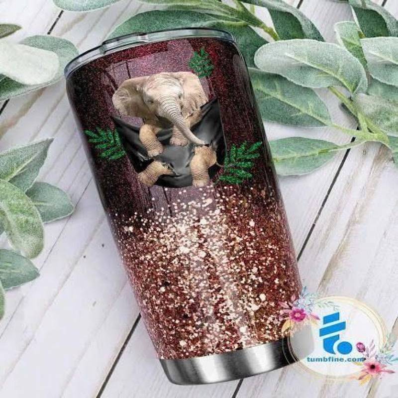 Artsyhomes [Tumbler] Cute Elephant Tumbler 1675