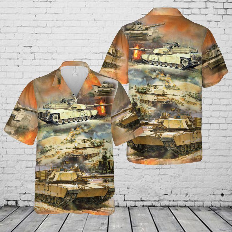 Abrams Tank Hawaii Summer Beach Shirt Ha44063