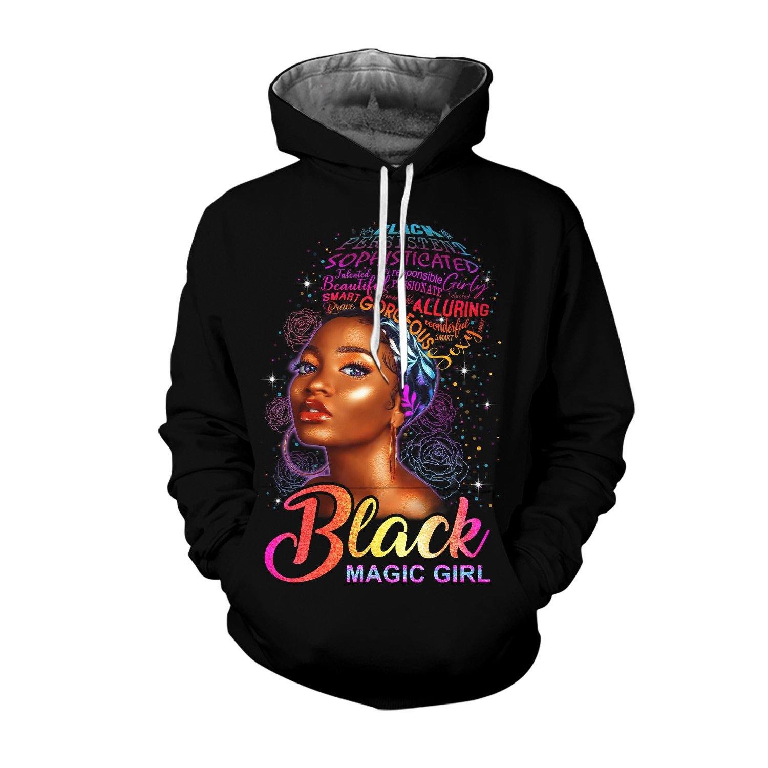 Proud Of Black Girl Magic Hoodie For Men And Women