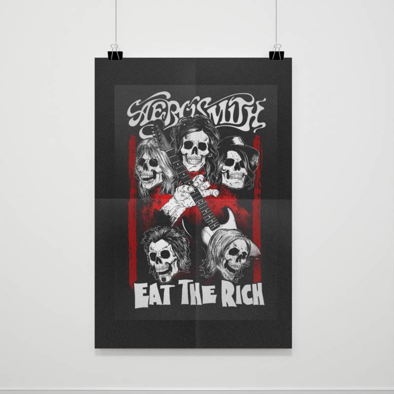 Aerosmith Eat The Rich Poster Poster