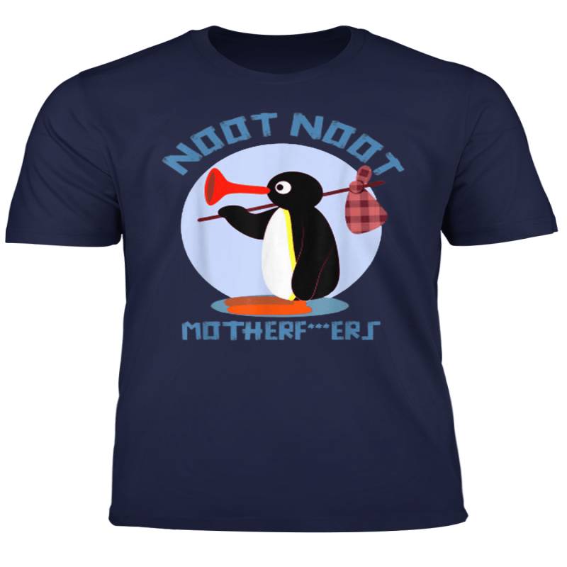 Funny Noot White Penguin T Shirt