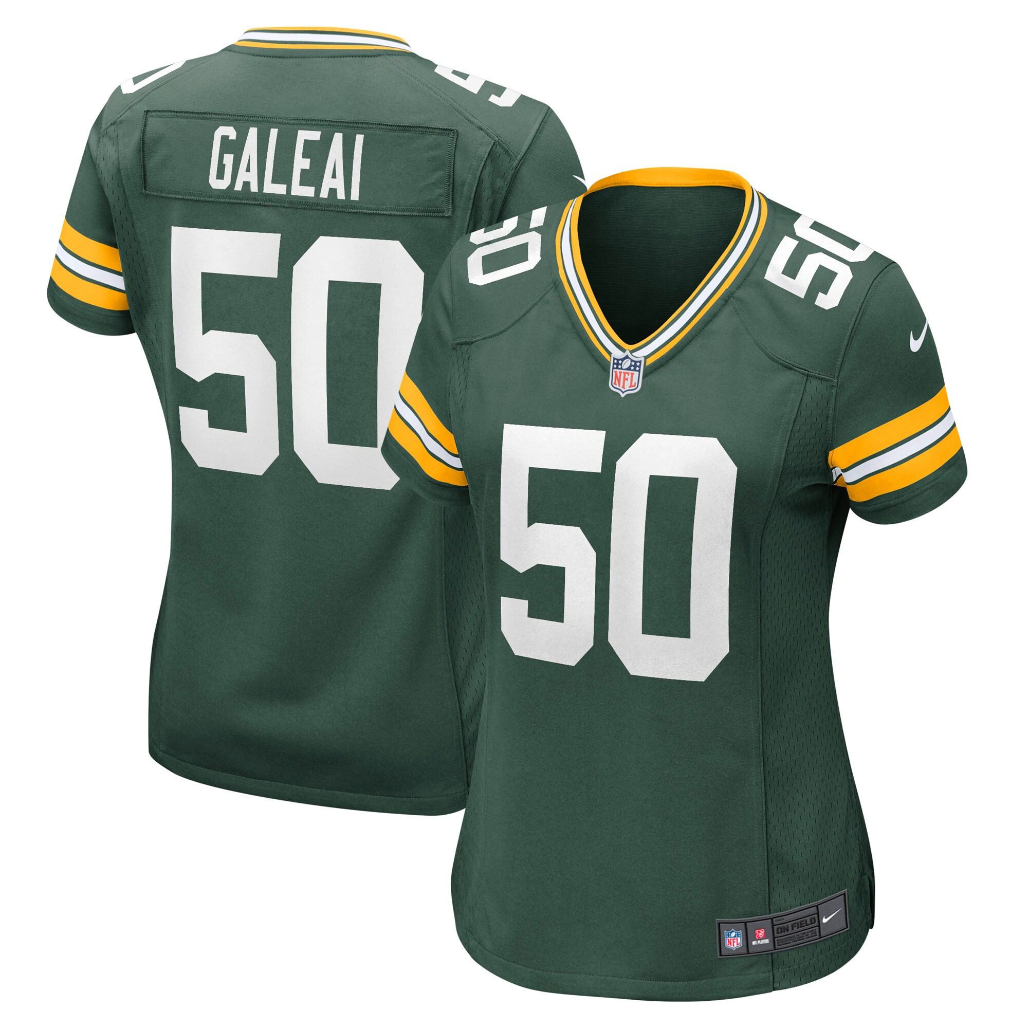 Tipa Galeai Green Bay Packers Womens Game Player Jersey – Green NFL