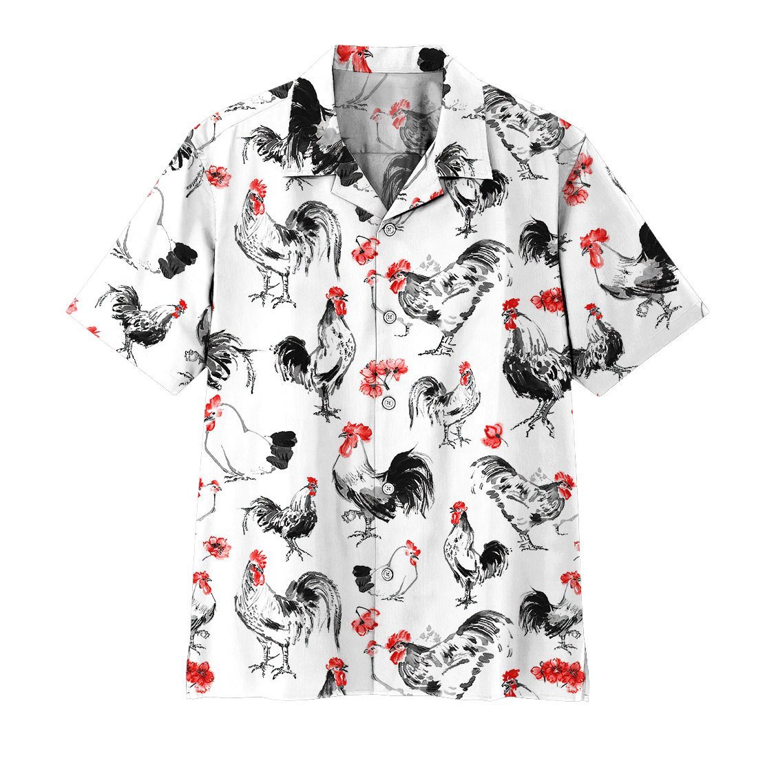 Gearhuman Rooster Hawaiian Shirt Ha7665