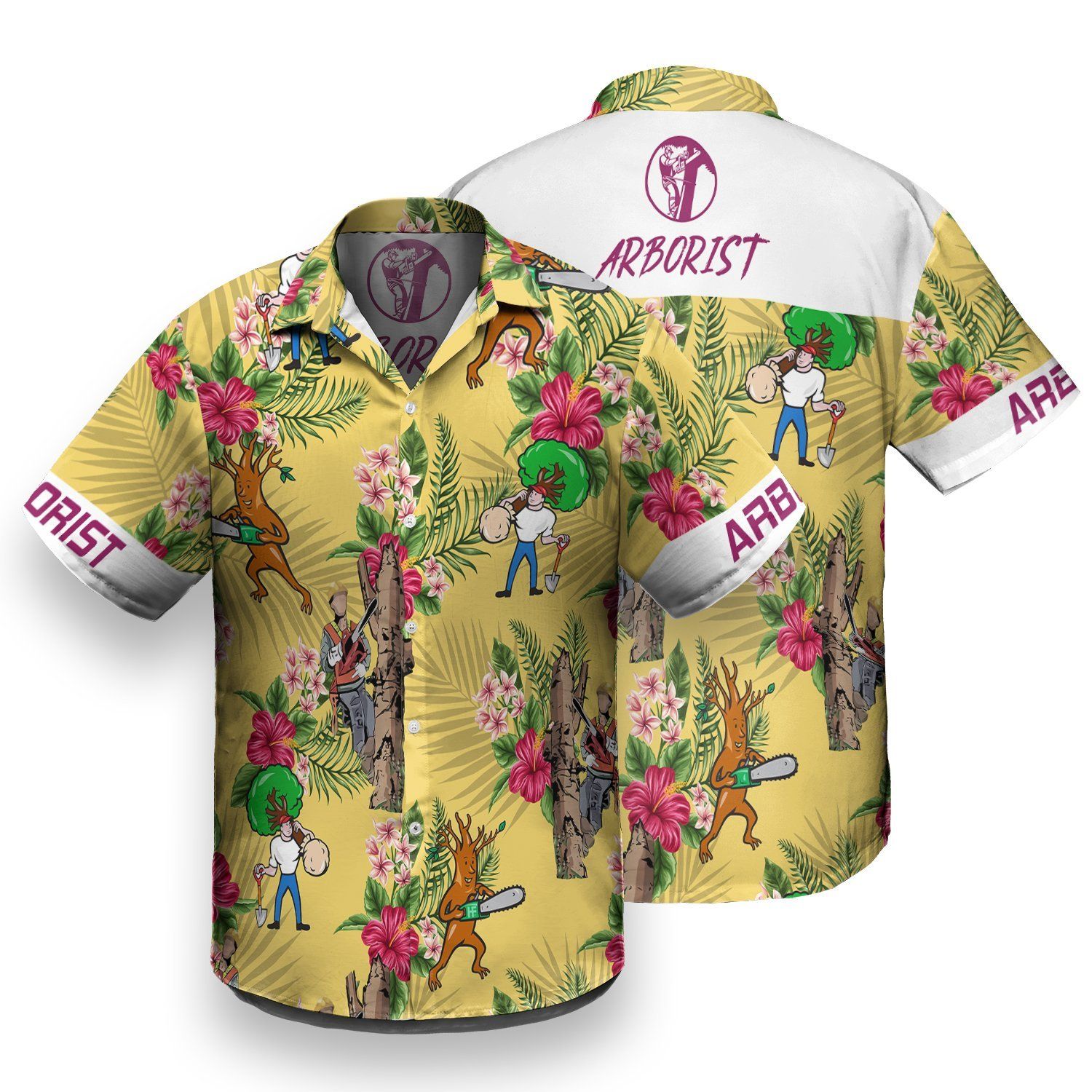 Arborist Ez15 1508 Hawaiian Shirt