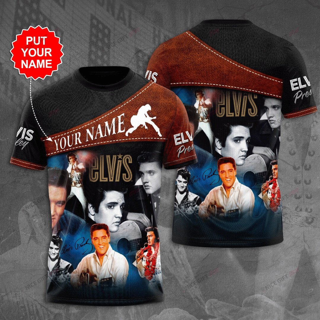 Elvis Presley Custom Name 3D T-Shirt 3Ts-H6M9