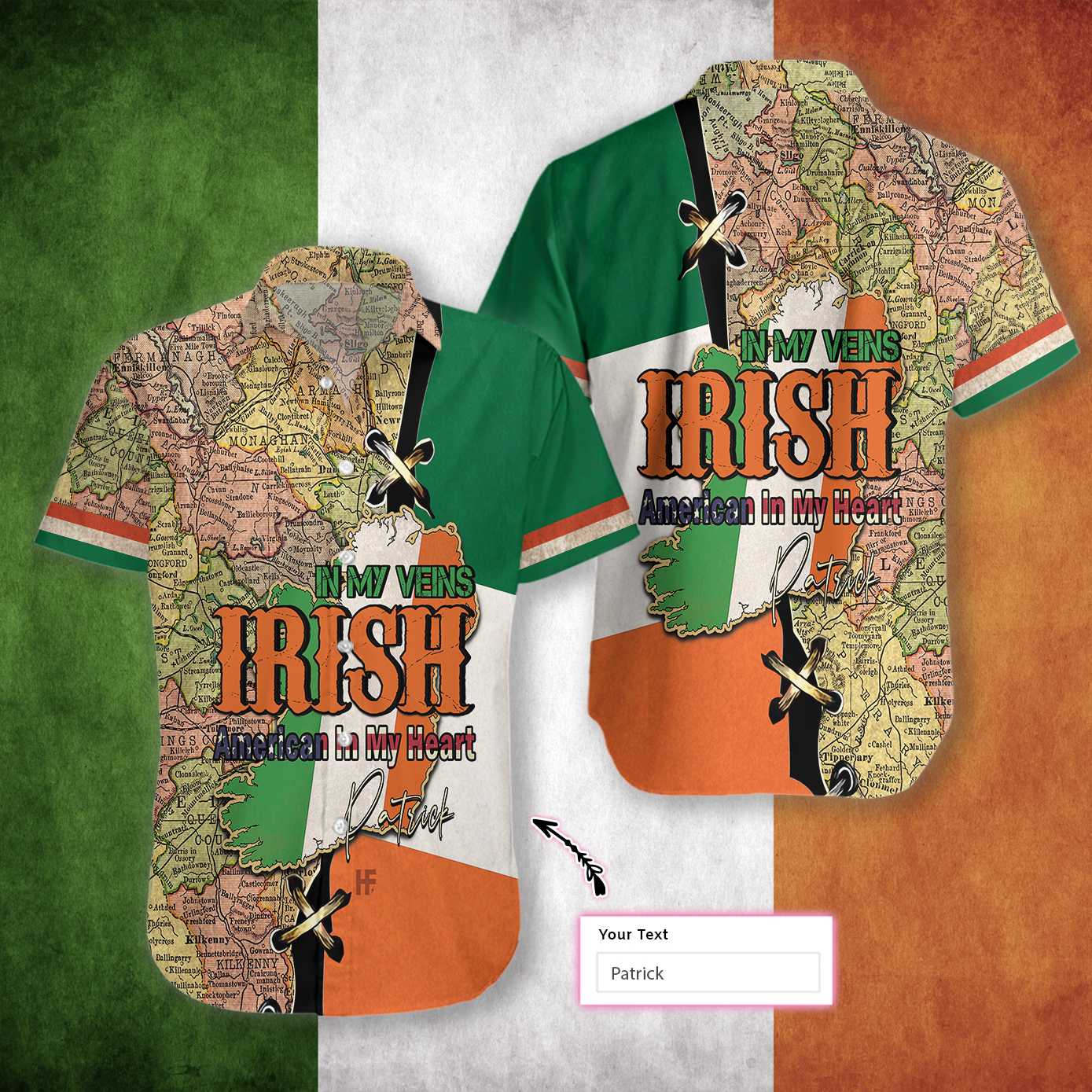 Irish Custom Name Hawaii Shirt For Men Women Adult Ha50096