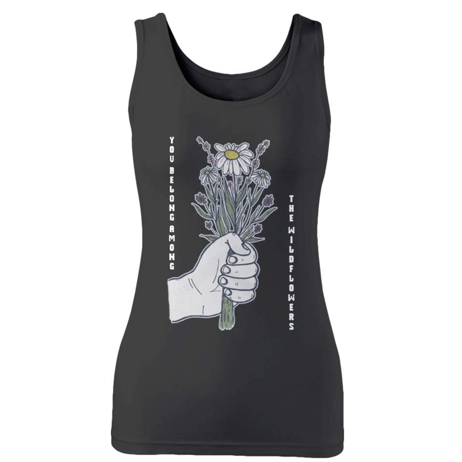 Wildflowers Tom Petty Flowers And Lyrics Woman’s Tank Top