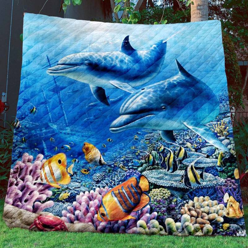 Dolphin JFJ4843 Quilt