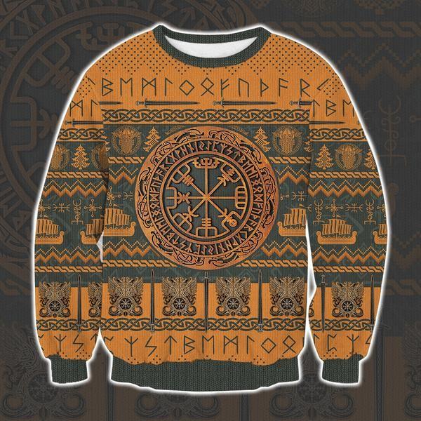 Viking Norse Mythology Christmas Ugly Sweater | Unisex | Full Size | Adult | Colorful | US1938