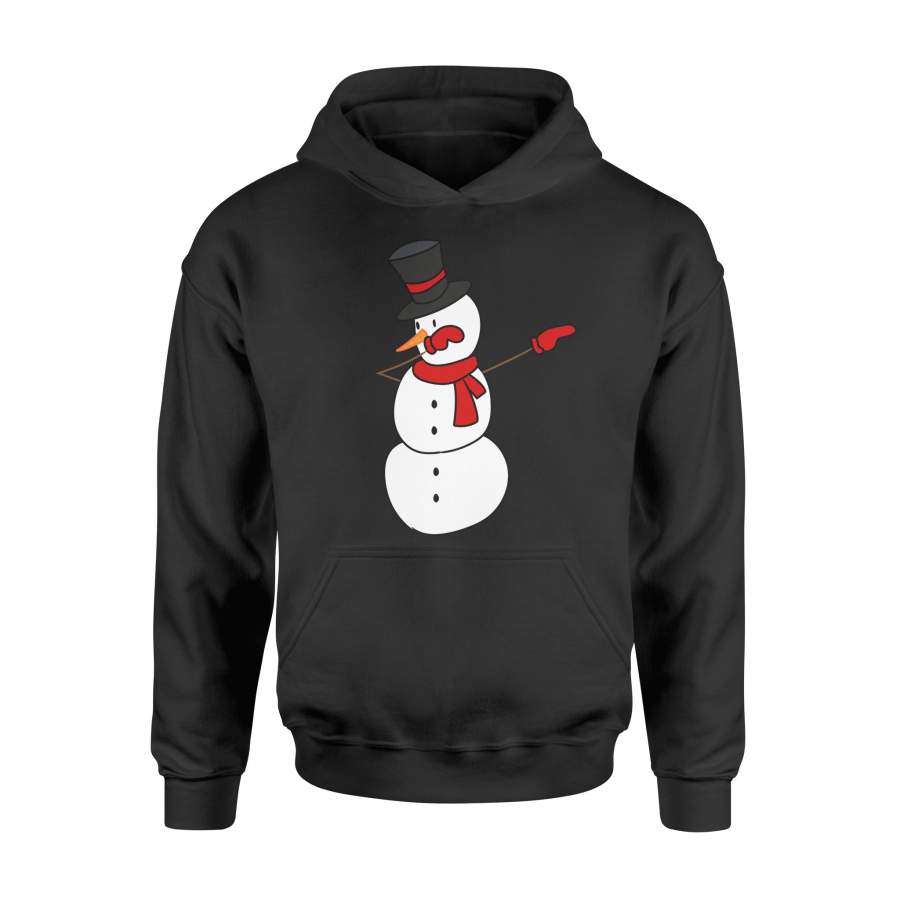 Dabbing Snowman Christmas Hoodie