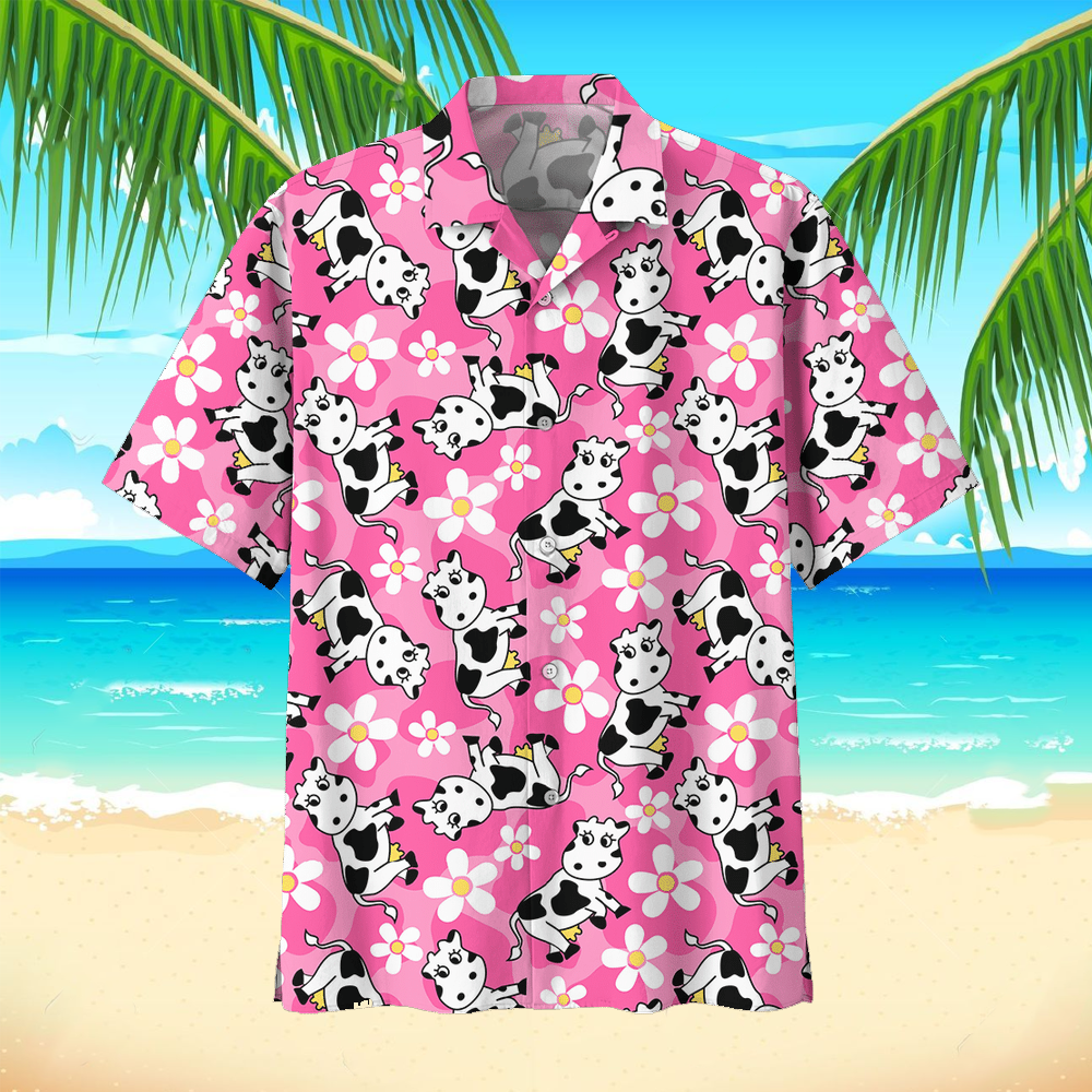 Cow Hawaii Beach Shirt 9 Ha51095