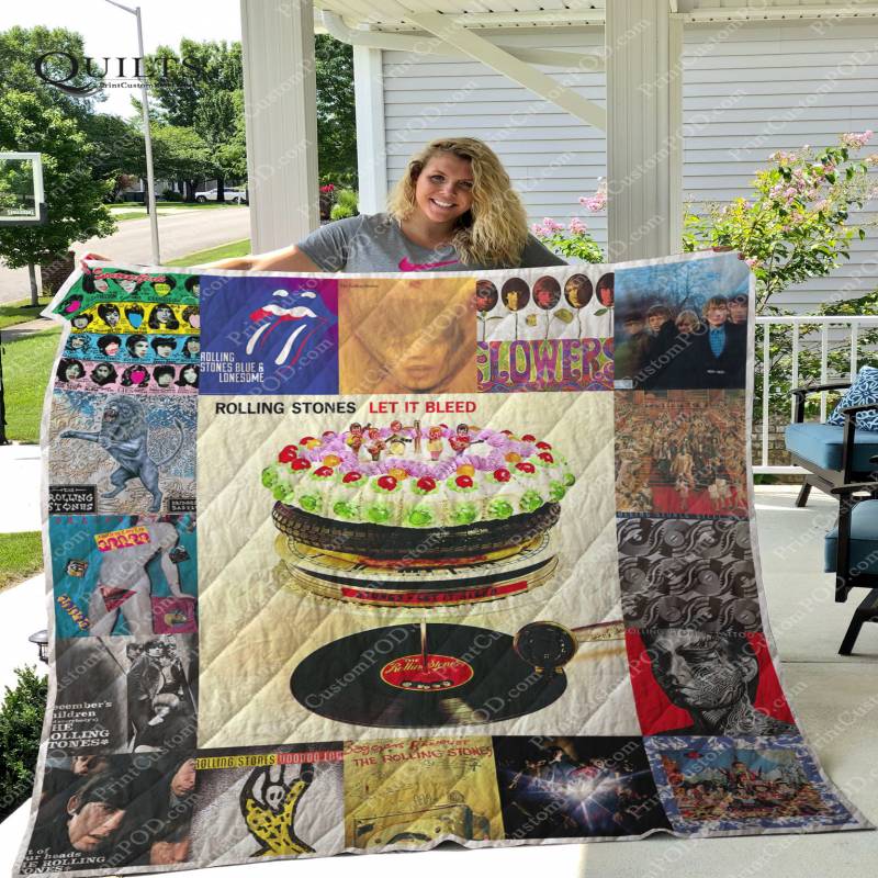 The Rolling Stones  Albums Quilt Blanket For Fans Ver 17