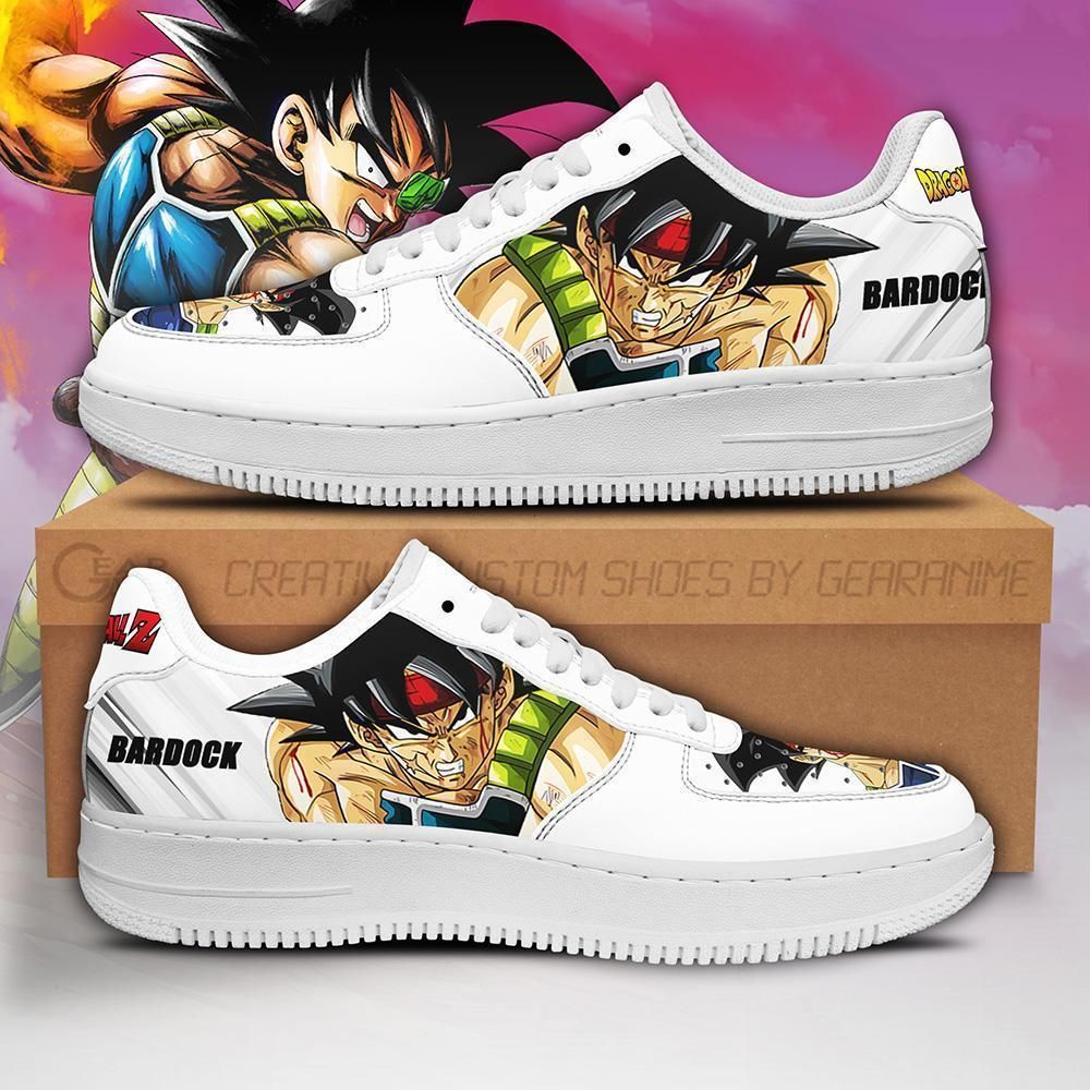 Bardock Dragon Ball Z Air Force Shoes Sneakers Custom Anime V13