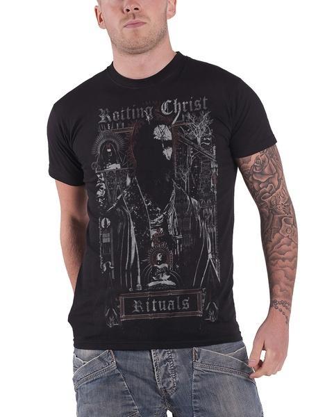 Rotting Christ Ritual Band Logo Mens Black T-shirt