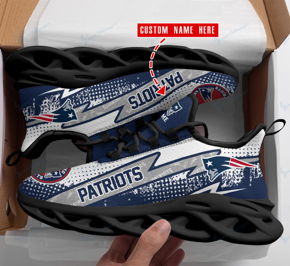 New England Patriots Personalized Yezy Running Sneakers Bb283