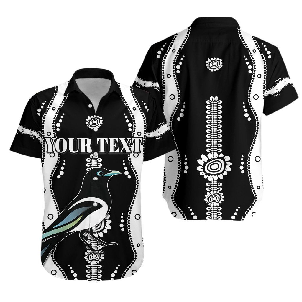 Collingwood Hawaii Shirt Pies Indigenous Black Ha20840