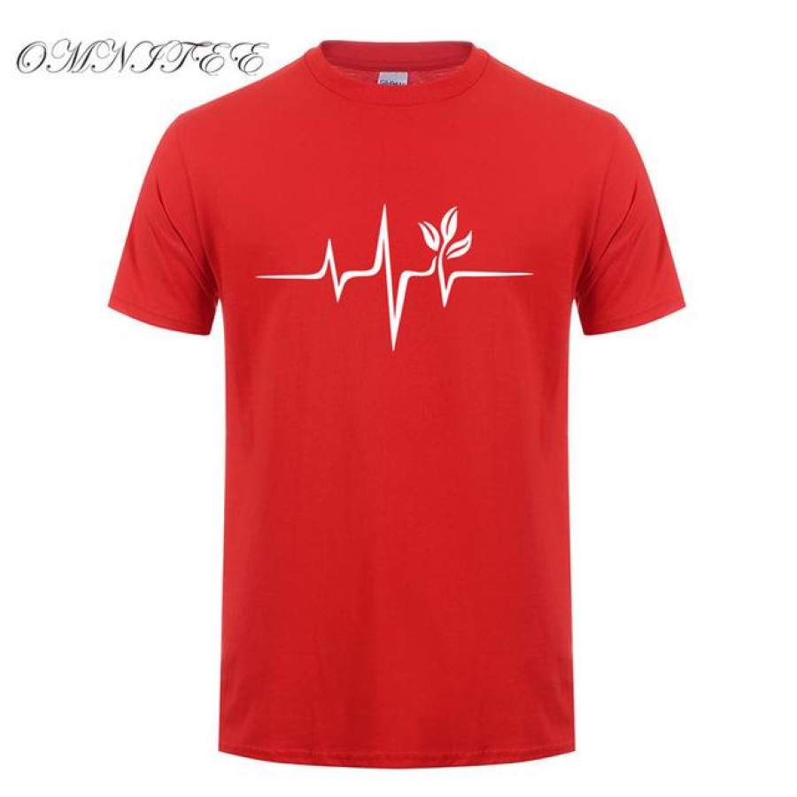 Summer Love Vegan Men T-shirt Printed Short Sleeve Cotton T-shirt O Neck Men Clothing Tops Tee