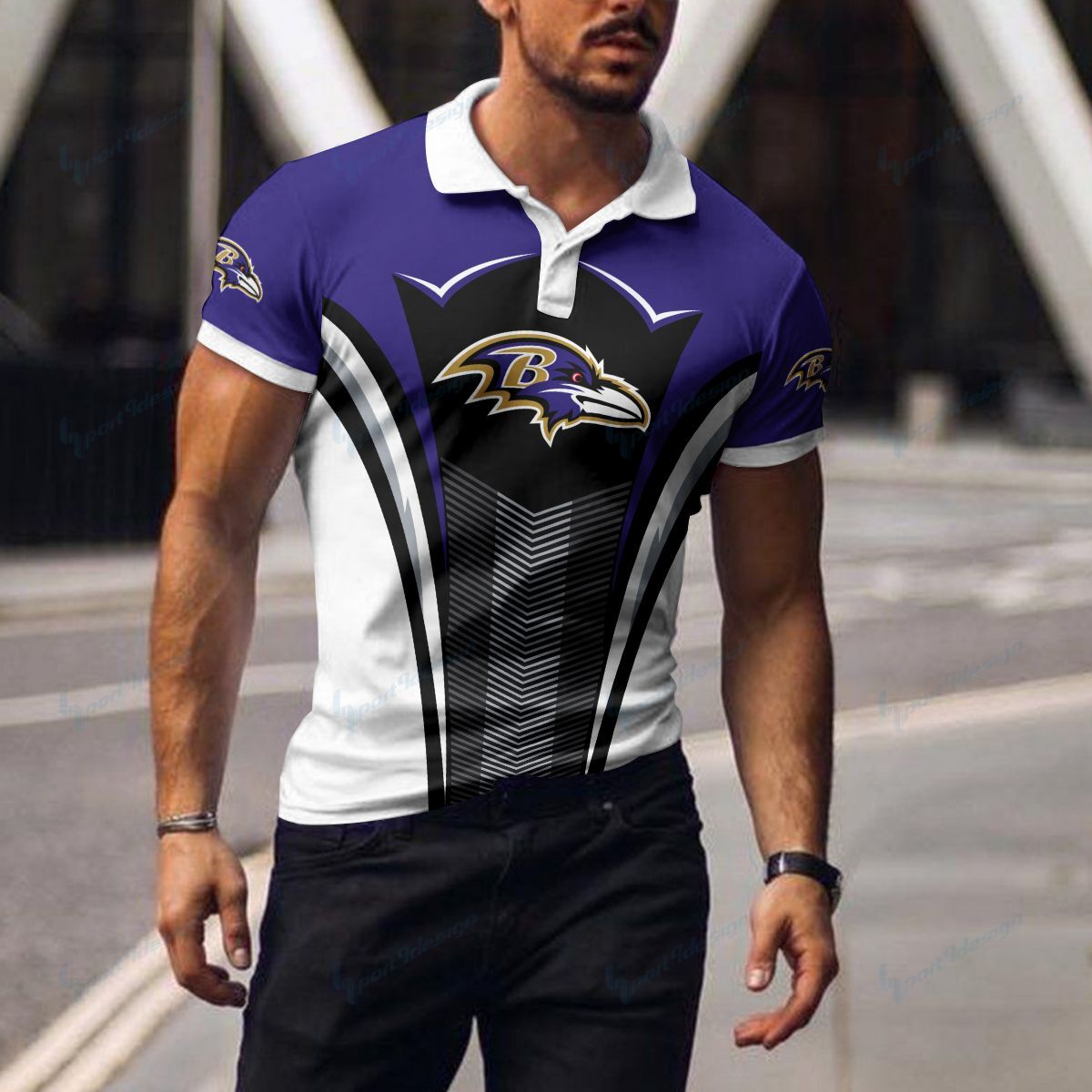 Baltimore Ravens Polo T-shirt 036