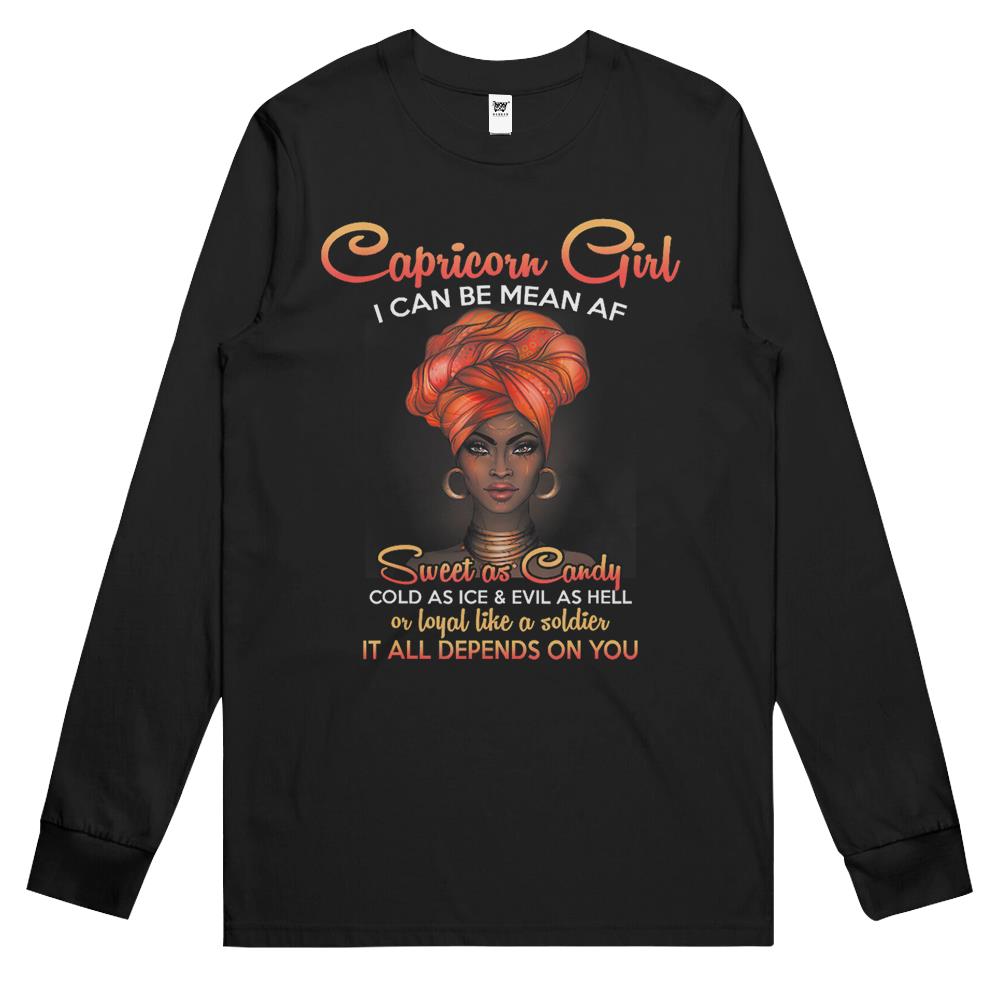 Capricorn Queens Are Born December 22 – January 19 Long Sleeve T Shirts