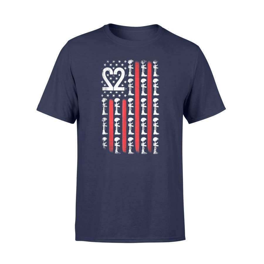 22 Soldier Distressed Veteran Flag Veteran’s Day T-Shirt