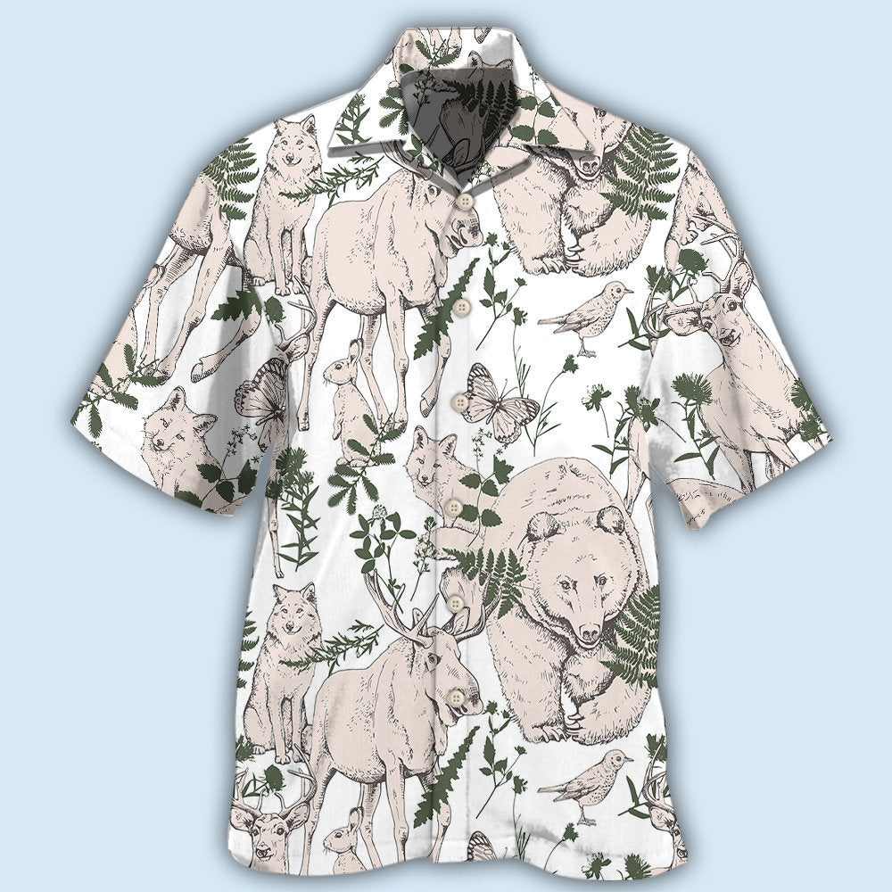 Wild Animals Forest Basic Style – Hawaiian Shirt – Haws01Lin290322