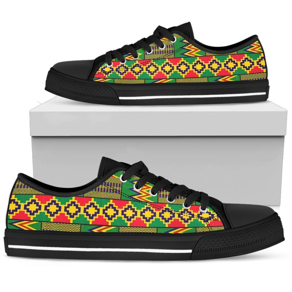 Greek Life Shoes – Reggae Golden Kente Low Top