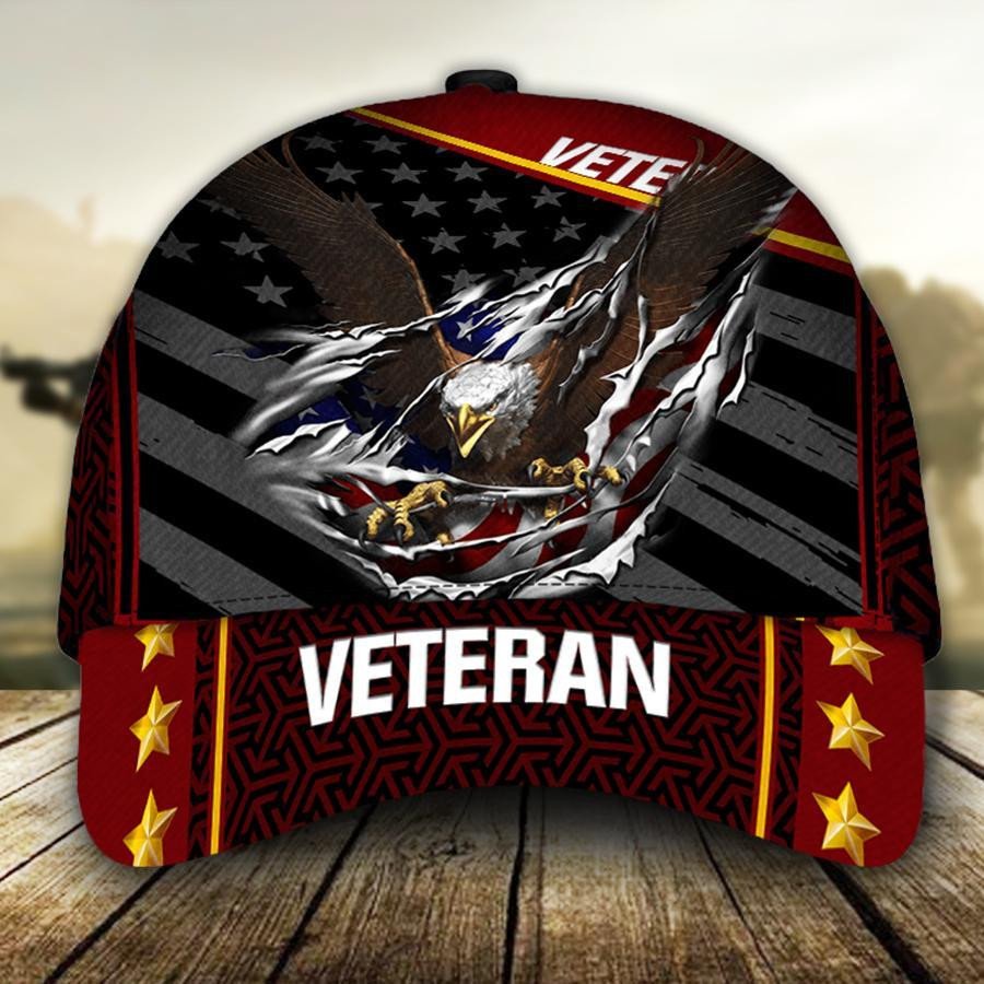 United States Veteran All Over Print Classic Cap