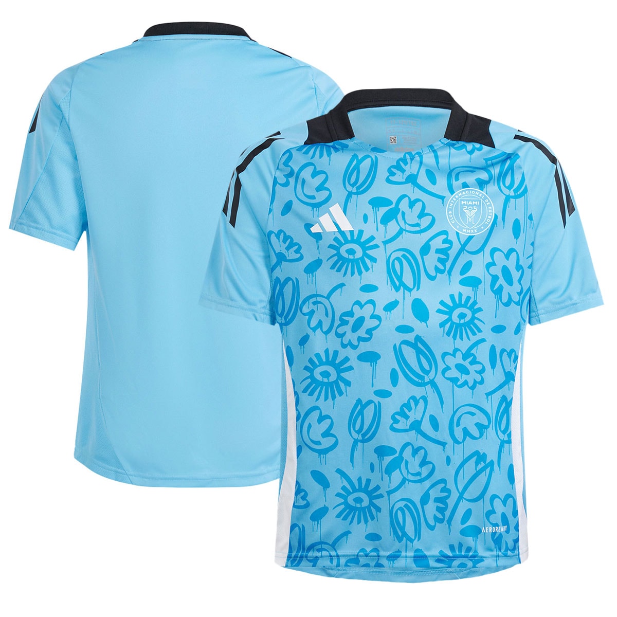 Inter Miami CF Youth 2024 One Planet Pre-Match Top – Blue