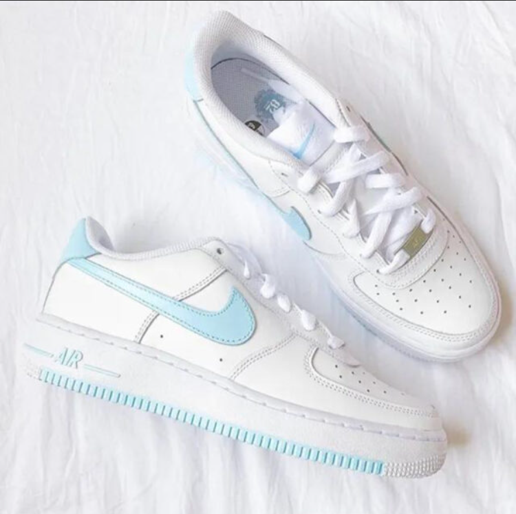 Baby Blue Custom AF1 601273