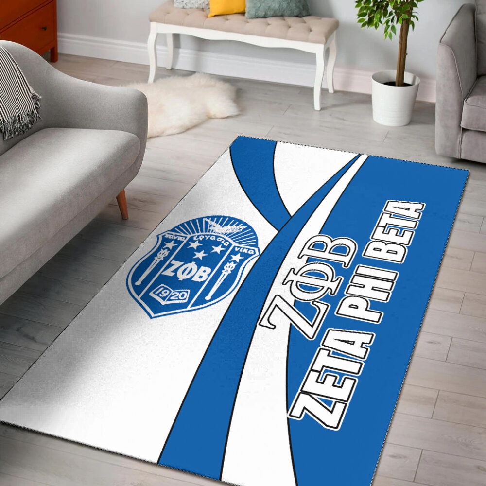 Zeta Phi Beta Area Rug – Sorority Proud To Be Area Rug