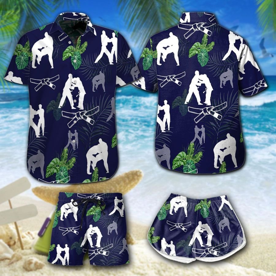 Tropical Leaves Judo Hawaii Shirt Summer Holiday Ha32666