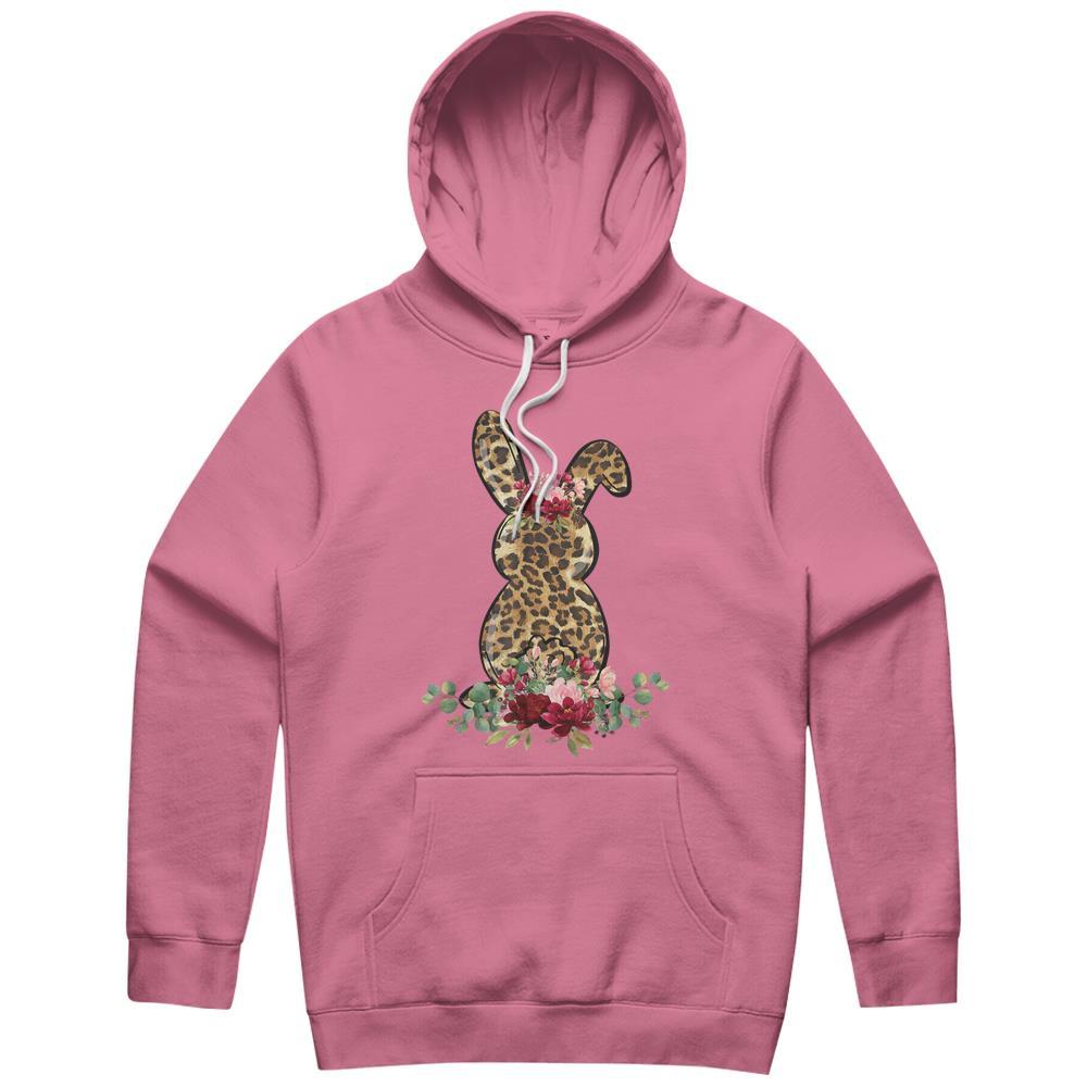 Bunny Leopard Print Rabbit Cute Easter Hoodie