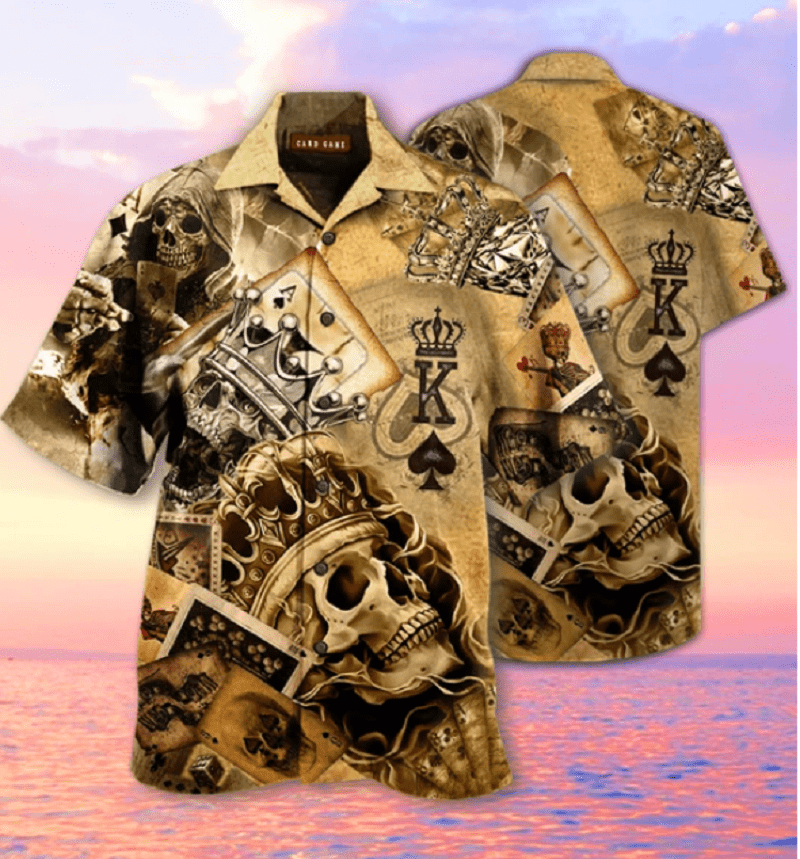 Skull Crown And King Chess Hawaii Shirt Ha39081