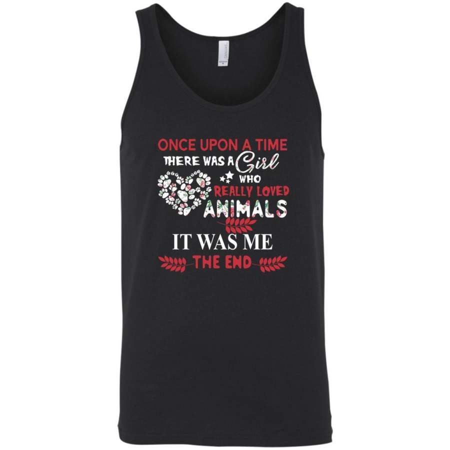 AGR Once Upon A Time There Was A Girl Who Really Loved Animals Unisex Tank