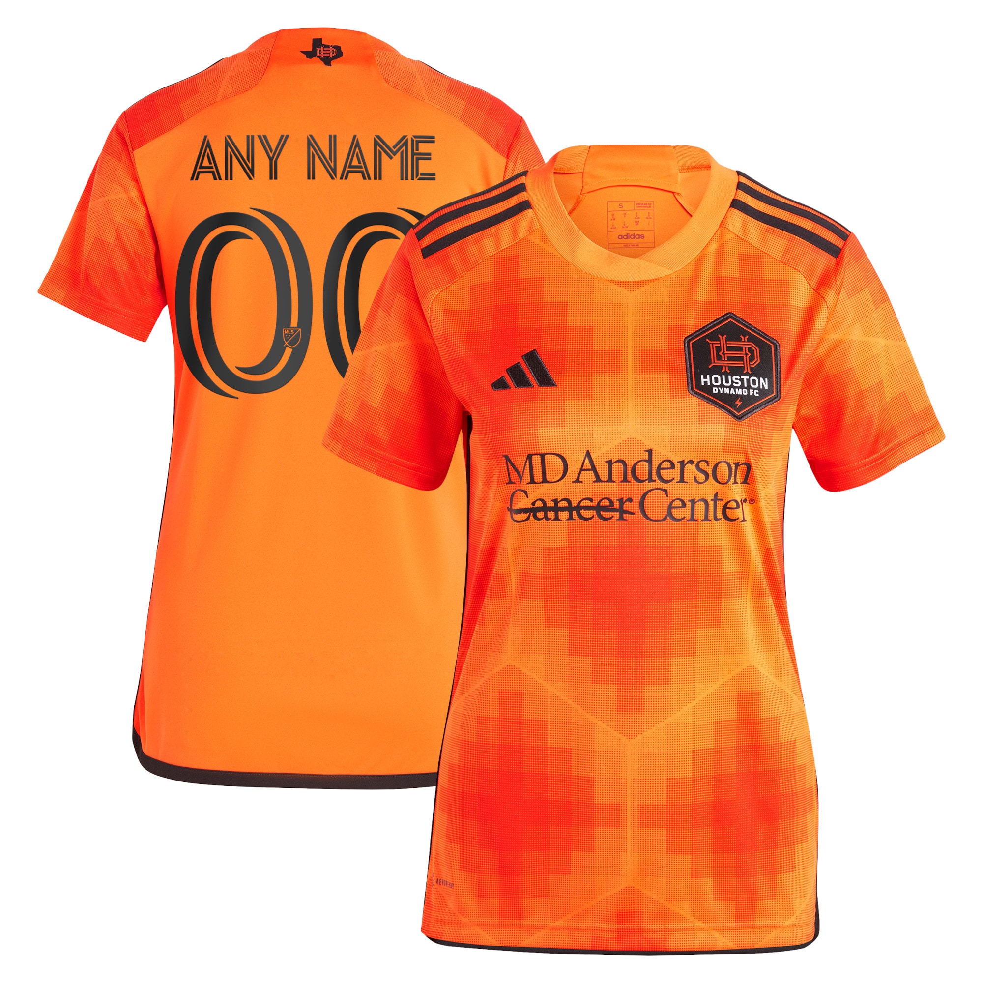 Houston Dynamo FC Women's 2023 El Sol Replica Custom Jersey – Orange