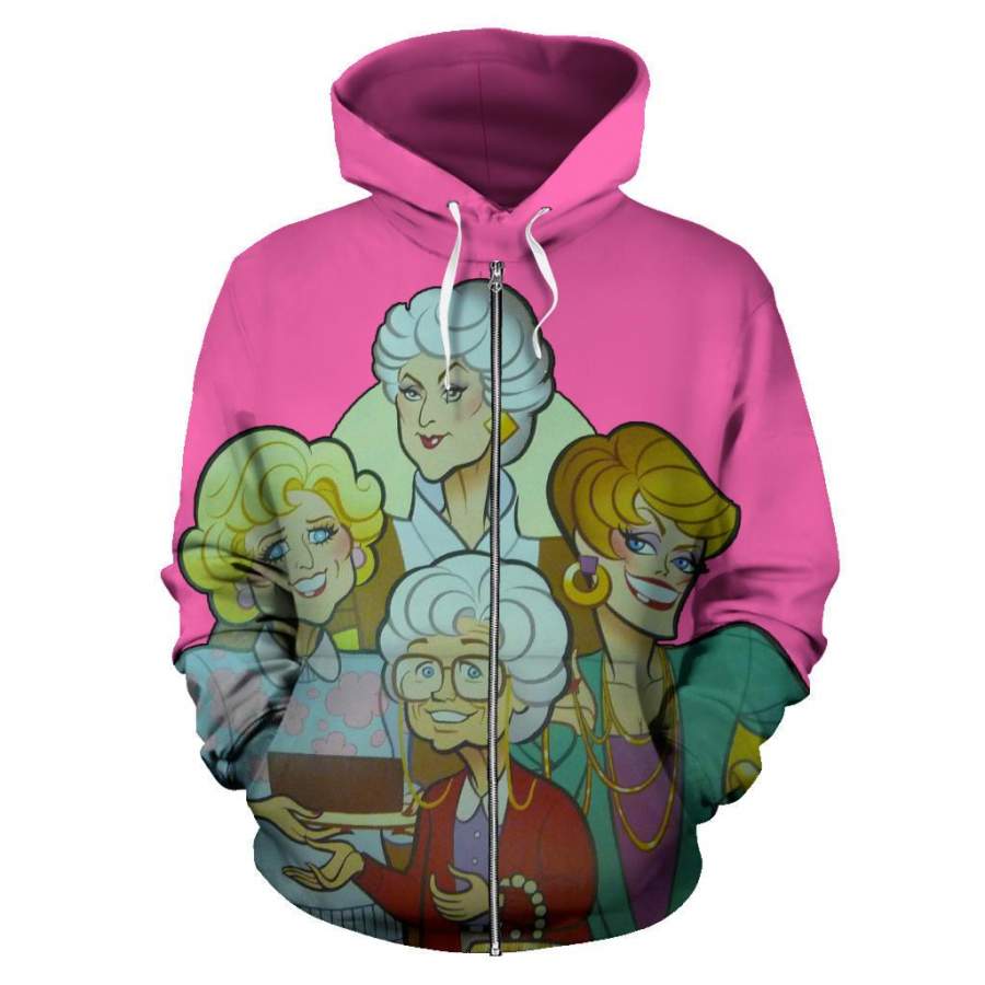 Golden Girls Zip Up Hoodie – Fit Fit Apparel