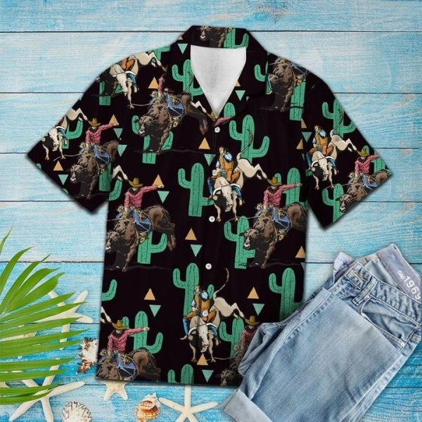 Rodeo Cactus Summer Hawaii Shirt For Men Women Ha84520