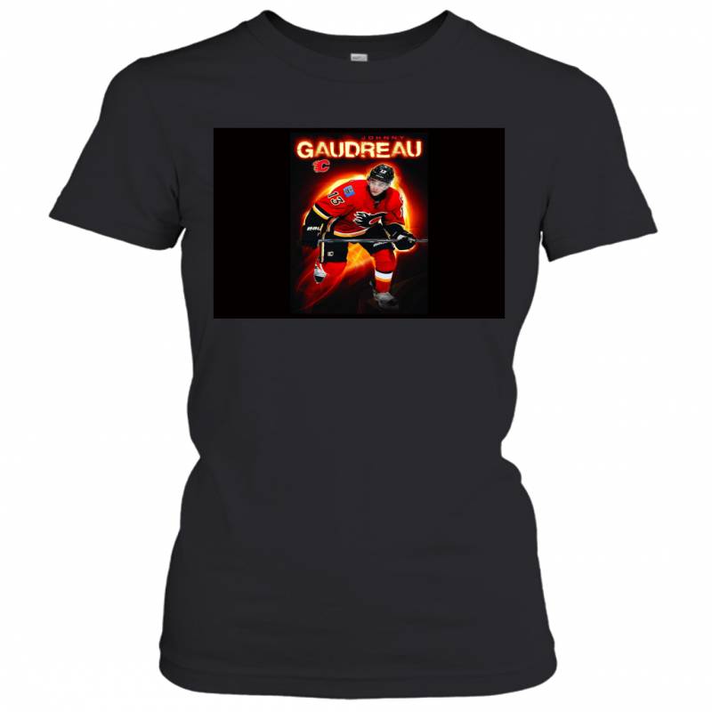 International Calgary Flames Johnny Gaudreau Premium Wall Women’s T-Shirt