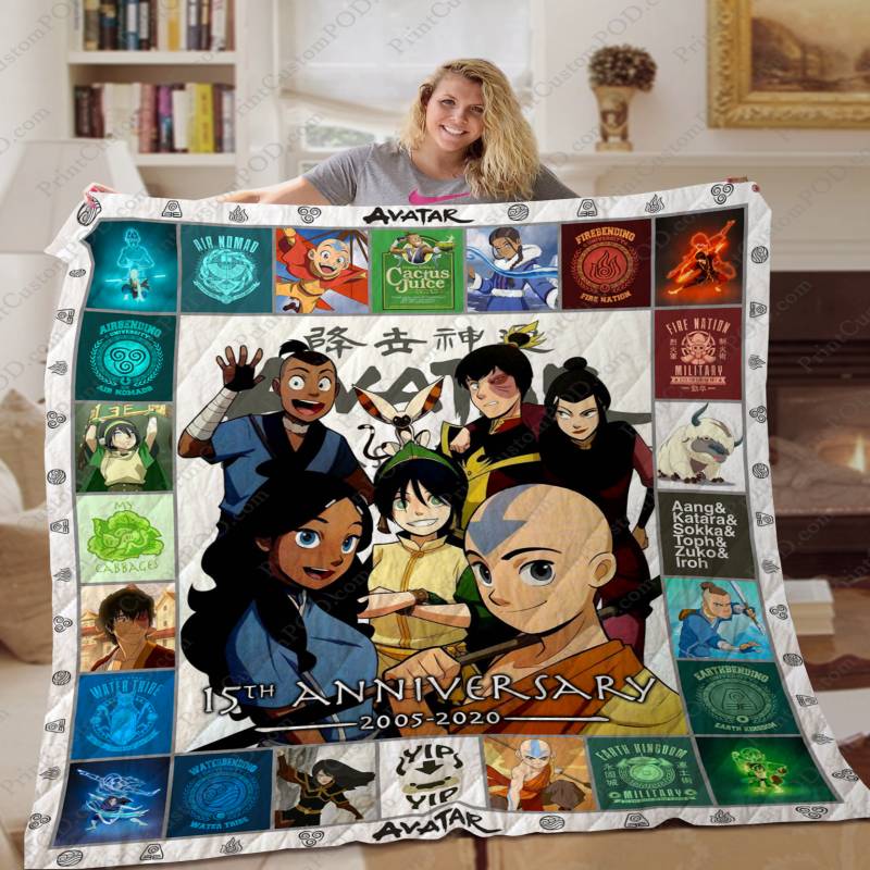 [TA] – Avatar Last Airbender Anniversary Quilt Blanket