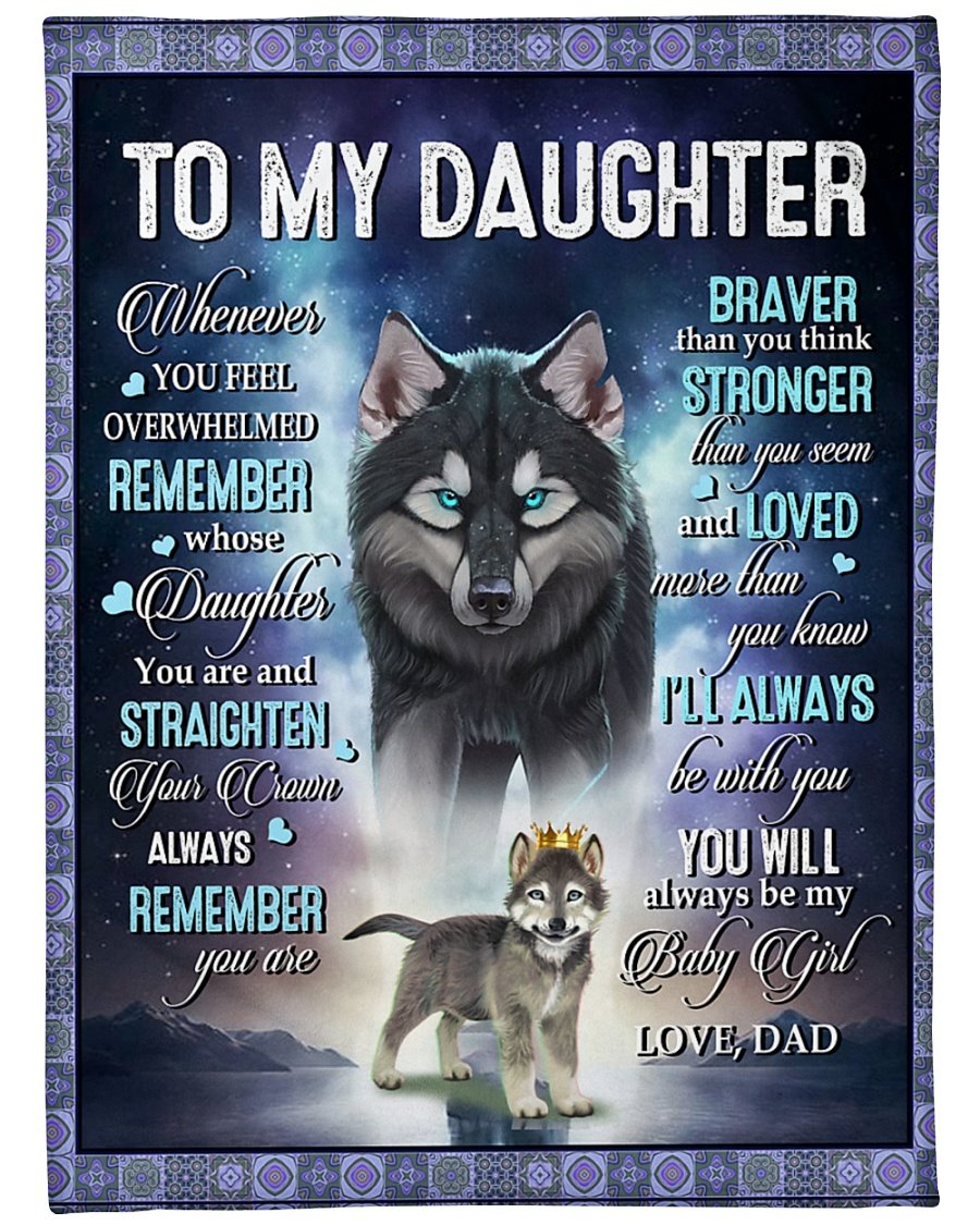 To My Daughter You Will Always Be My Baby Girl Blanket Birthday Gift Family Gift Gift For Daughter Gift From Mom To Daughter Home Decor Bedding Couch Sofa Soft And Comfy Cozy