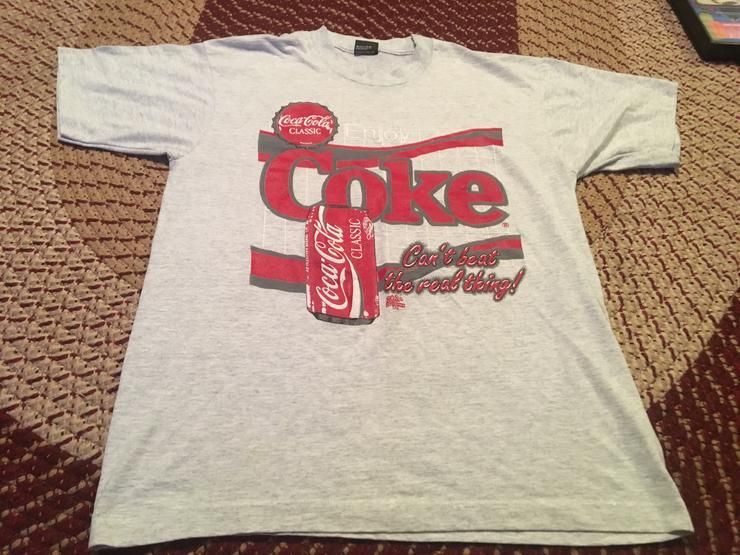 80S Coca Cola Can T Beat The Real Thing Vintage Shirt