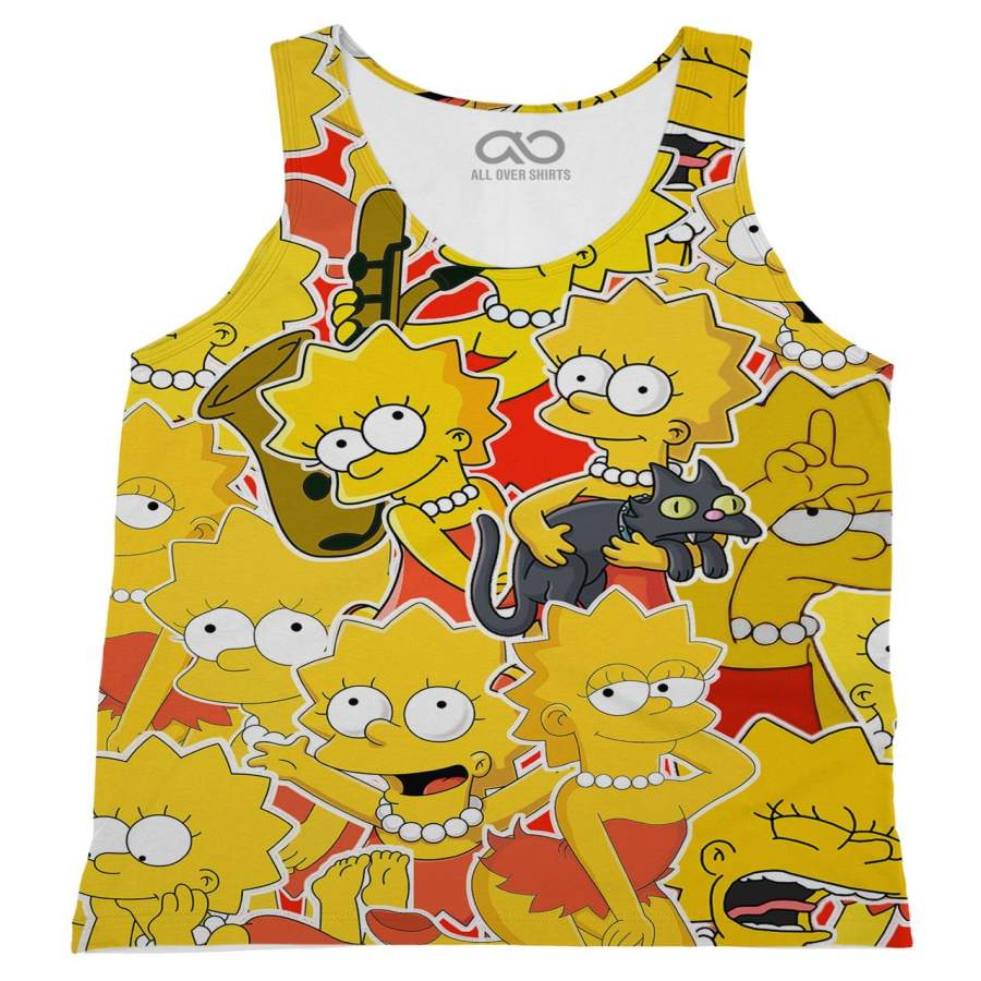 Lisa Simpson Tank-Top T-Shirt