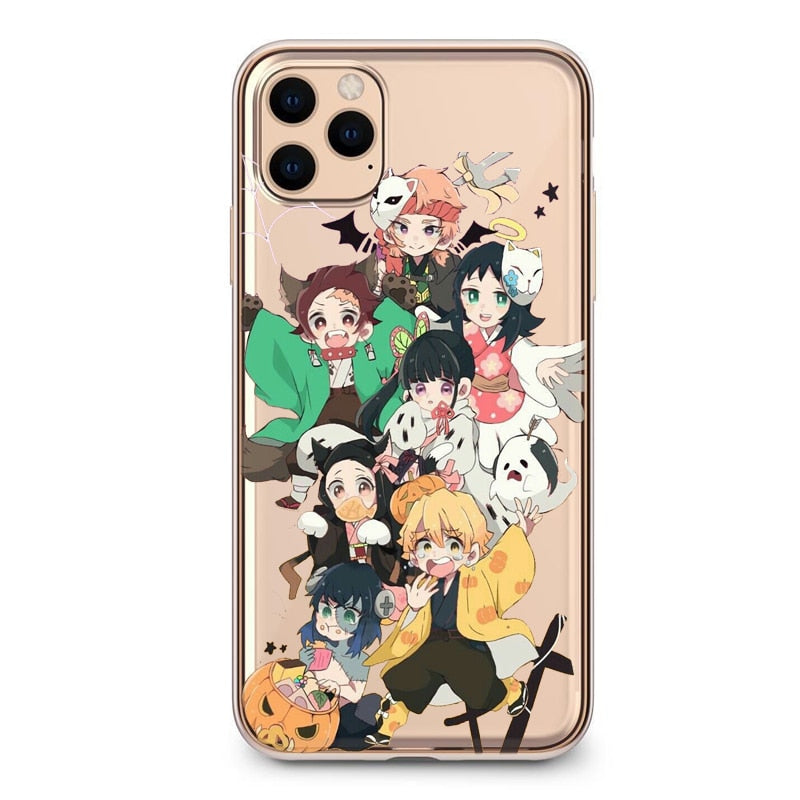 Demon Slayer Clear Iphone Cases
